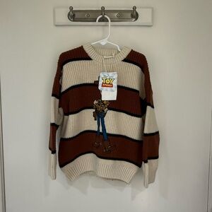 Zara Toy Story Woody Knit Sweater 6 Years NWT